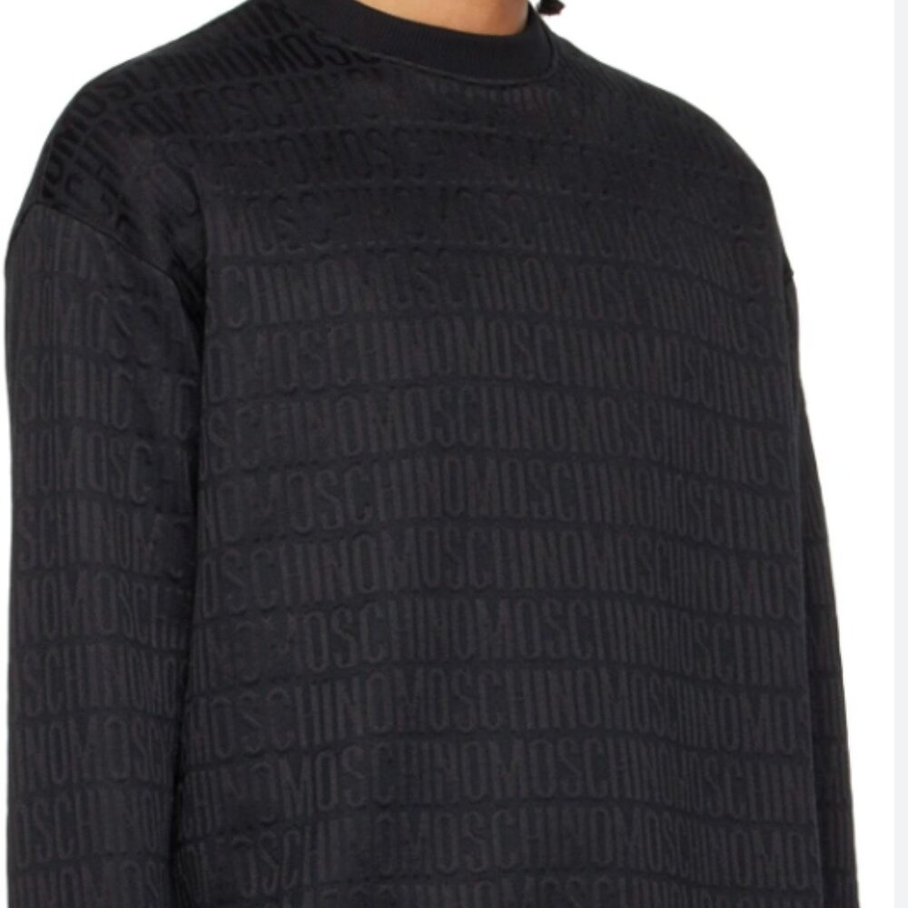 Love Moschino Black Mesh/Lace Long Sleeve